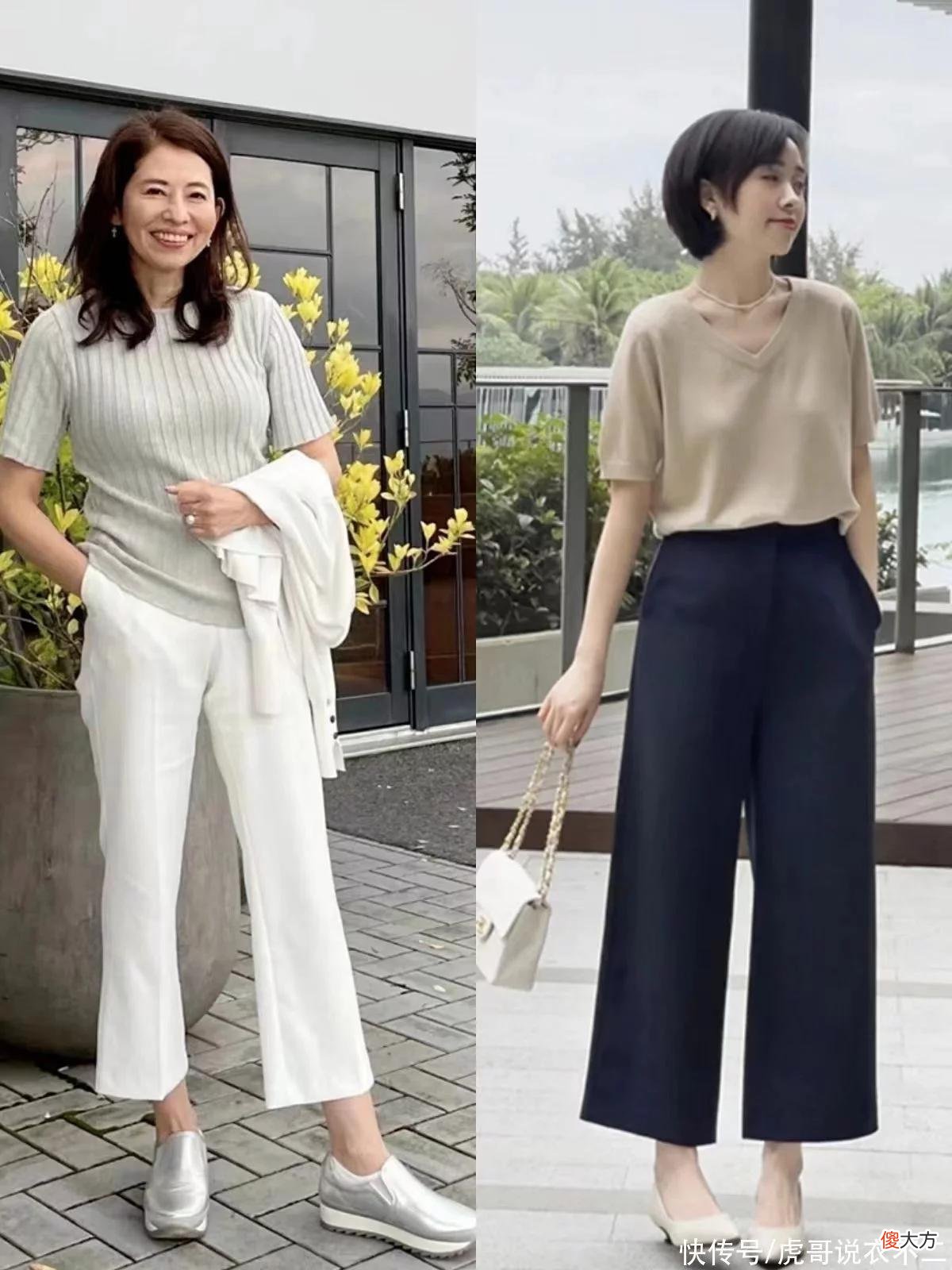 【时尚一点】建议中年女人：T恤不要买上一堆，衣橱有这4款就够了，时髦洋气