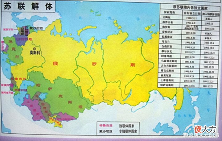 【历史故事】俄罗斯与前苏联相比,领土损失了多少?此外,还有什么损失?