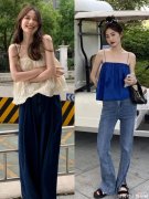 【时尚一点】吊带衫怎么穿才能性感又得体？模仿这4款搭配，出街回头率爆表