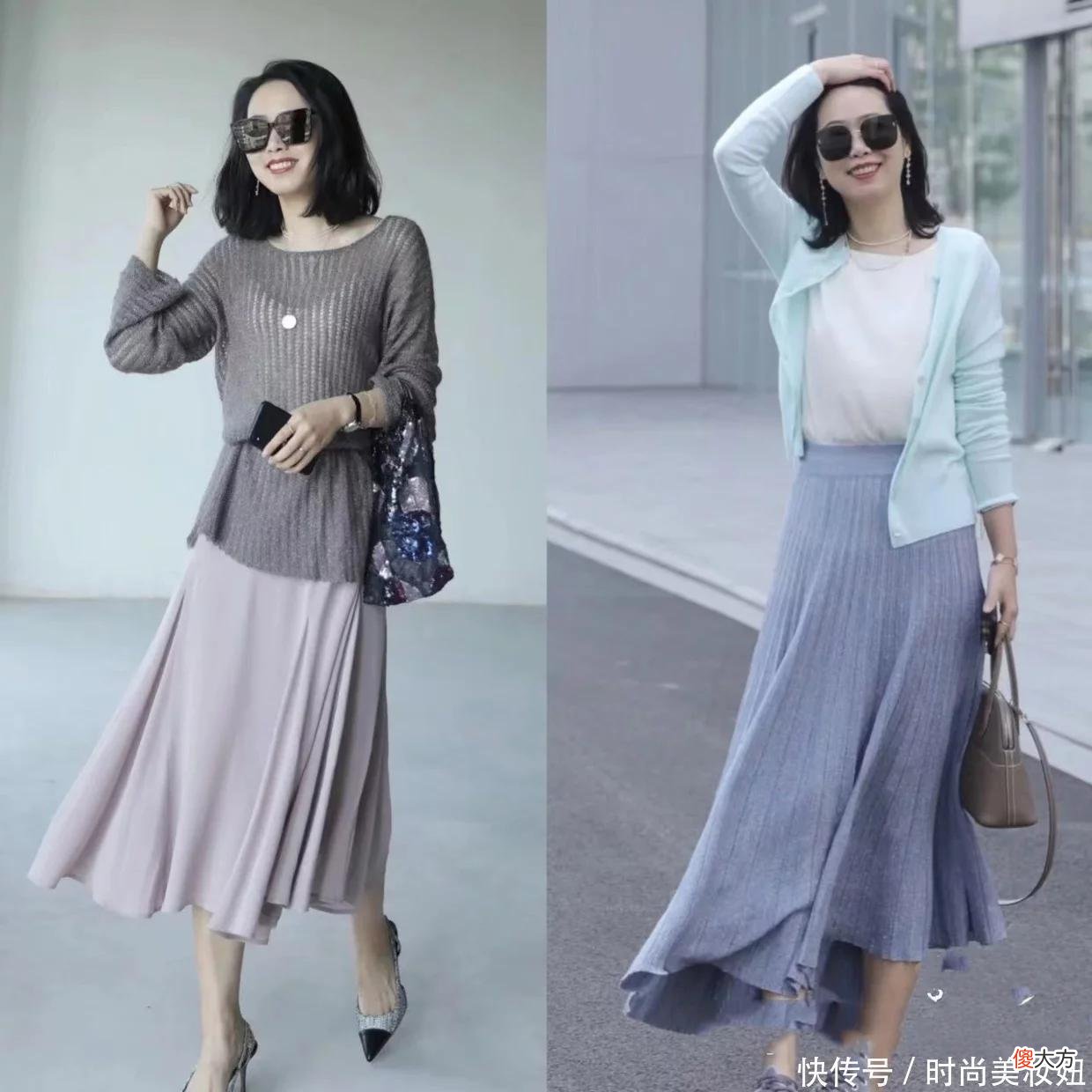 【就爱时尚】四五十岁的女人穿衣别露腿，无论裤子还是裙子，过膝优雅大气