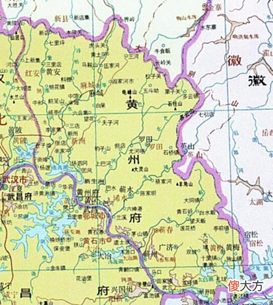 【历史故事】清朝湖北区域10府地图：现在湖北的13市州原来属于哪个府？