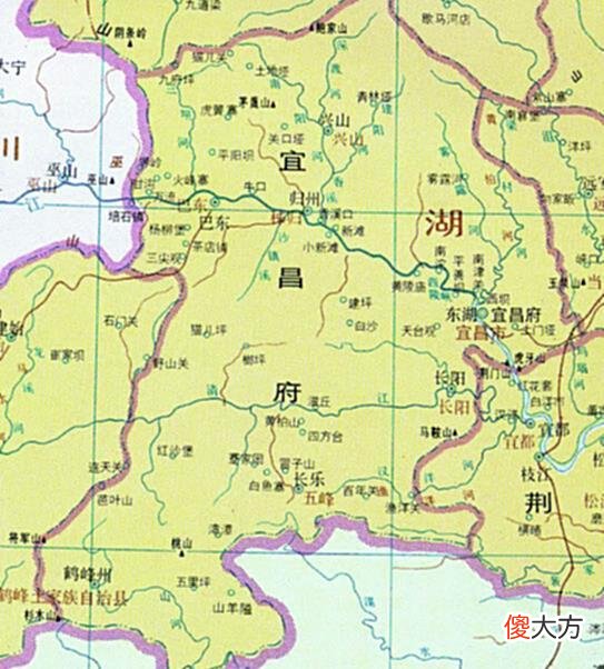 【历史故事】清朝湖北区域10府地图：现在湖北的13市州原来属于哪个府？