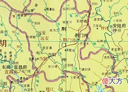 【历史故事】清朝湖北区域10府地图：现在湖北的13市州原来属于哪个府？