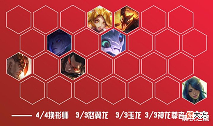 【游戏世界】云顶之弈巨龙之境,火龙换形乌鸦二星就能登顶!伤害超模