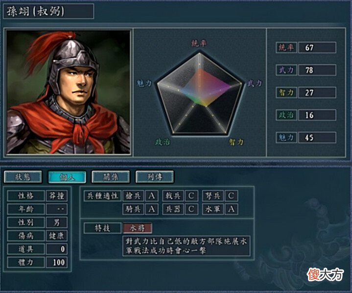 【爱历史】三国志11-生子当如孙仲谋?难怪曹操会眼红,6个子女中有3个S级!