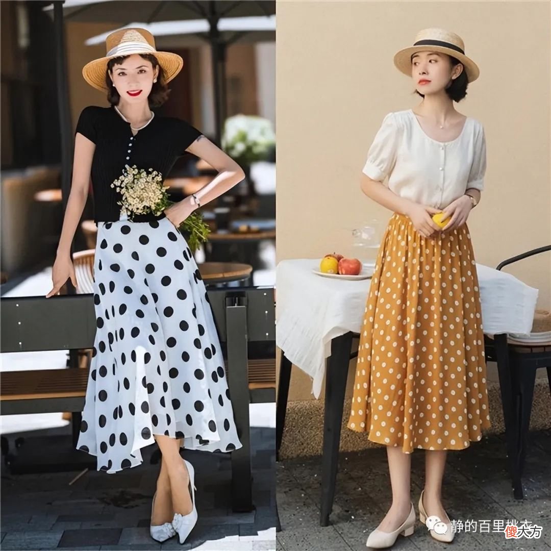 【时尚一点】夏天女人都爱穿“裙子”！波点裙、百褶裙、印花裙，超显气质