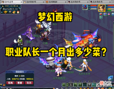 【游戏世界】梦幻西游:五个队长一个月赚多少菜?