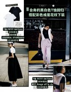 【时尚一点】黑色t恤+裙子、裤子的风格展示