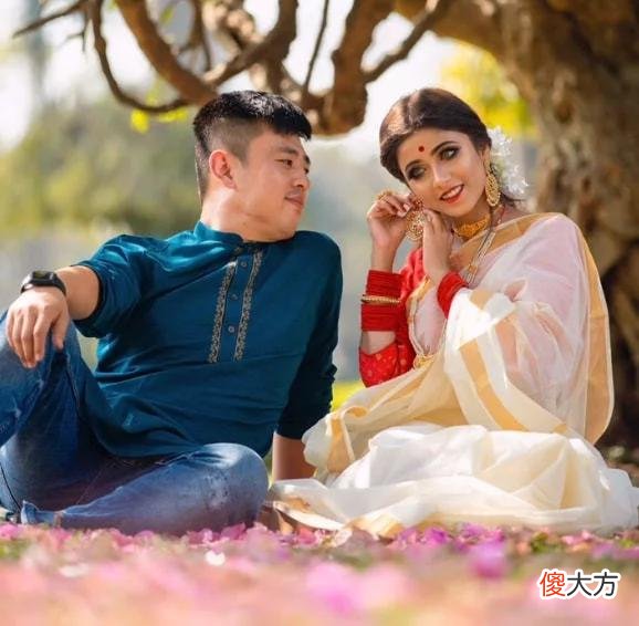【就爱时尚】还记得爆火的印度“油漆女孩”？与男友拍婚纱照，网友：眼里无光