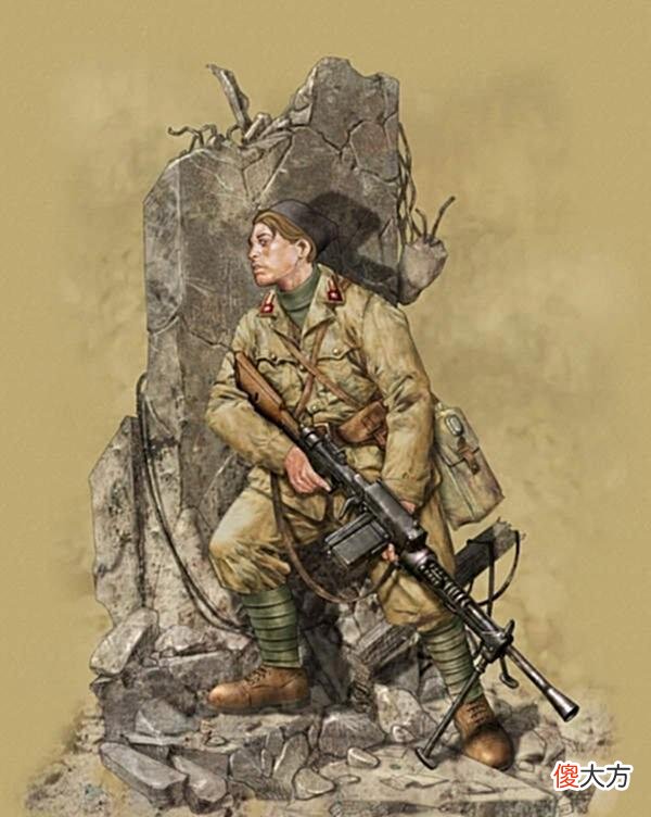【历史故事】二战各国士兵画像，国籍自行判断