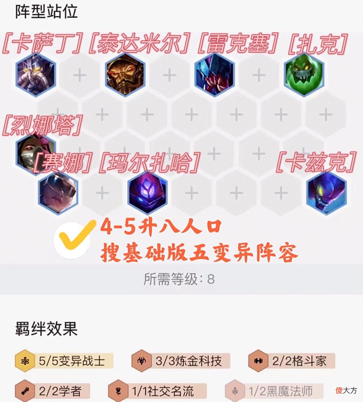 【游戏迷】金铲铲之战：变异减蓝还玩阿狸？试试变异烈娜塔无限技能毒翻全场