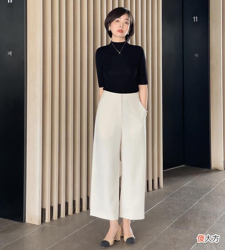 【时尚一点】不管是35岁还是55岁，穿小白裤记住这3条法则，时髦显瘦又高级