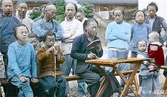 【爱历史】一法国人展出一组晚清彩照，格格妆容很是吓人，颐和园好似天堂