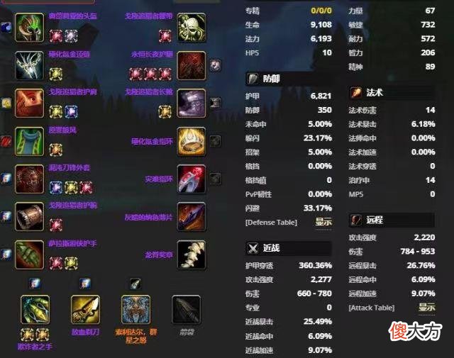 【游戏迷】魔兽世界兽王猎的tbc终极配装