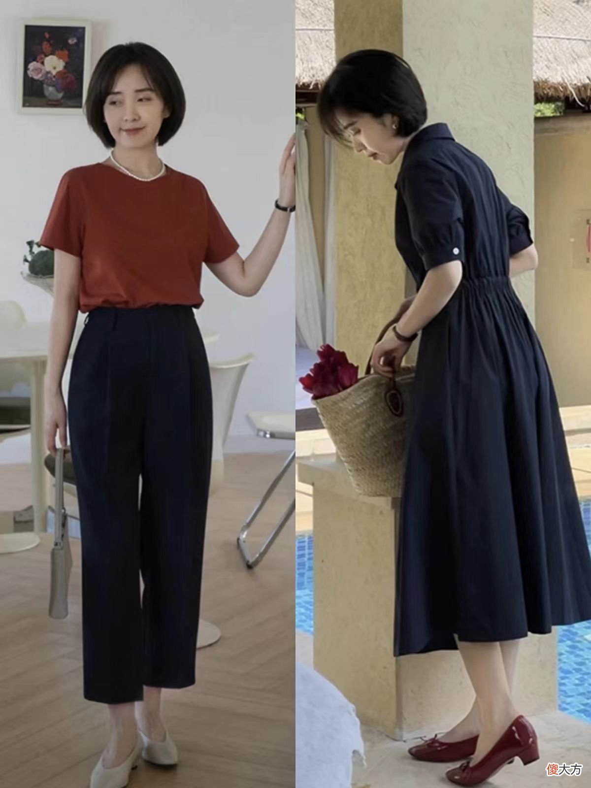 【就爱时尚】真正见过世面的成熟女人，穿裙必过膝，配色显贵洋气不沉闷