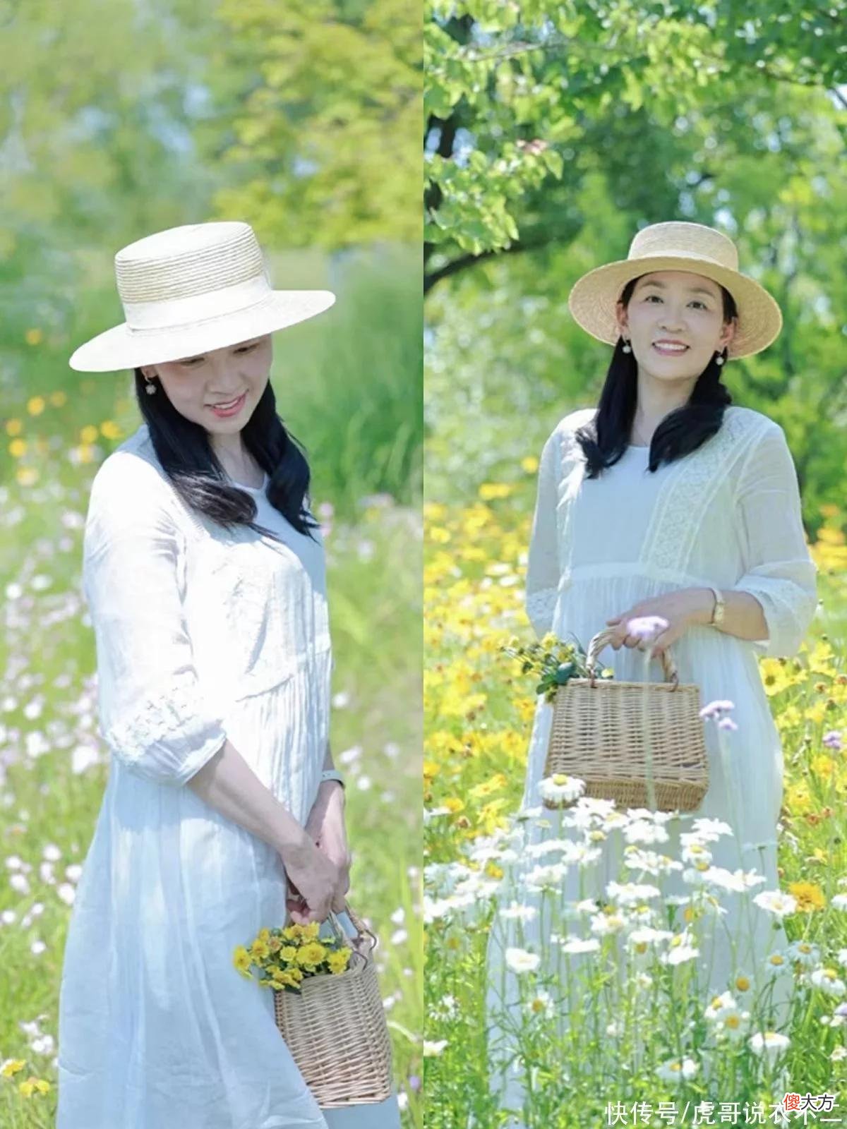【时尚一点】这才是50+妈妈该有的裙装打扮，“过膝长度+显贵色”，优雅又时尚