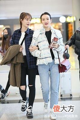 【就爱时尚】王鸥、沈梦辰一同现身机场