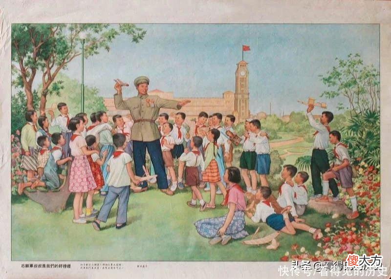 【历史故事】50年代的宣传画 用实际行动保持红领巾的光荣