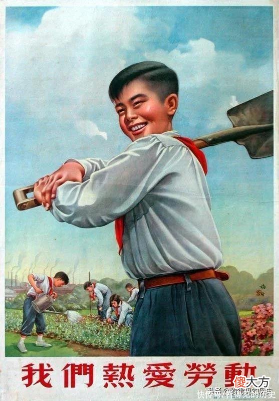 【历史故事】50年代的宣传画 用实际行动保持红领巾的光荣