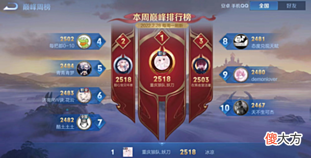 【游戏迷】梦岚一发不可收拾，妖刀错失巅峰第一，看来还是梦岚更稳当
