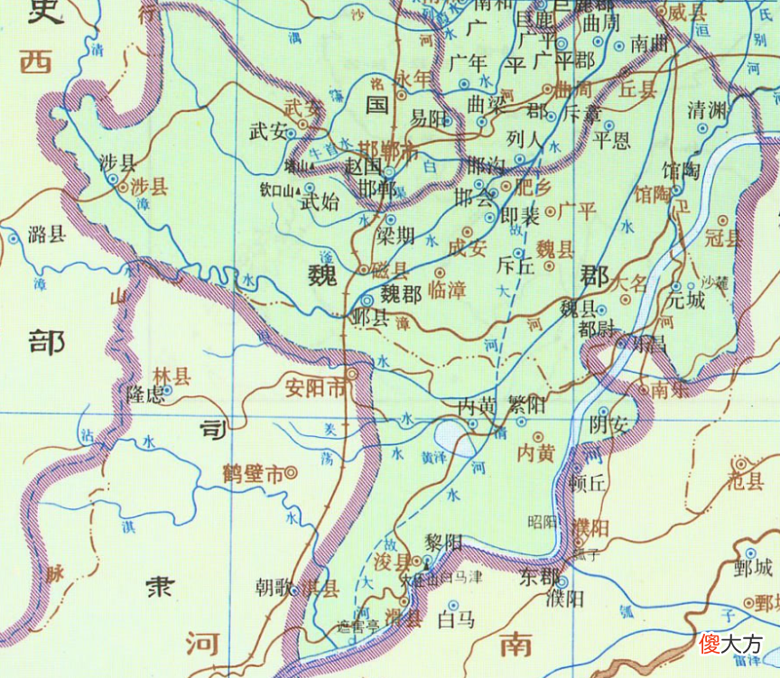 【历史故事】河南省两县城距离仅12公里，这种情况是如何形成的？和这条河有关