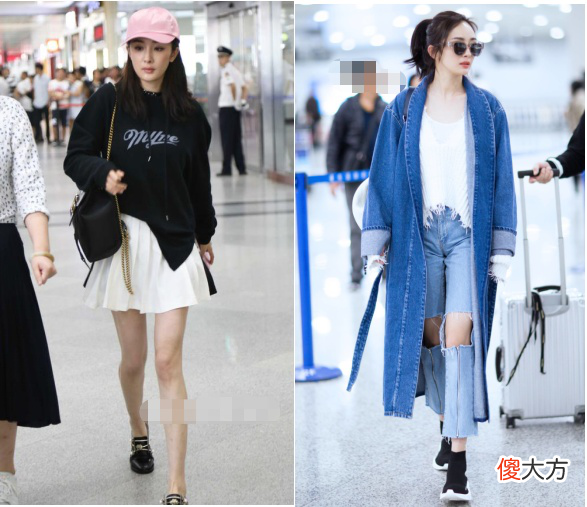 【时尚一点】女明星街拍时，一般存在3个穿衣“套路”，普通人都比不了