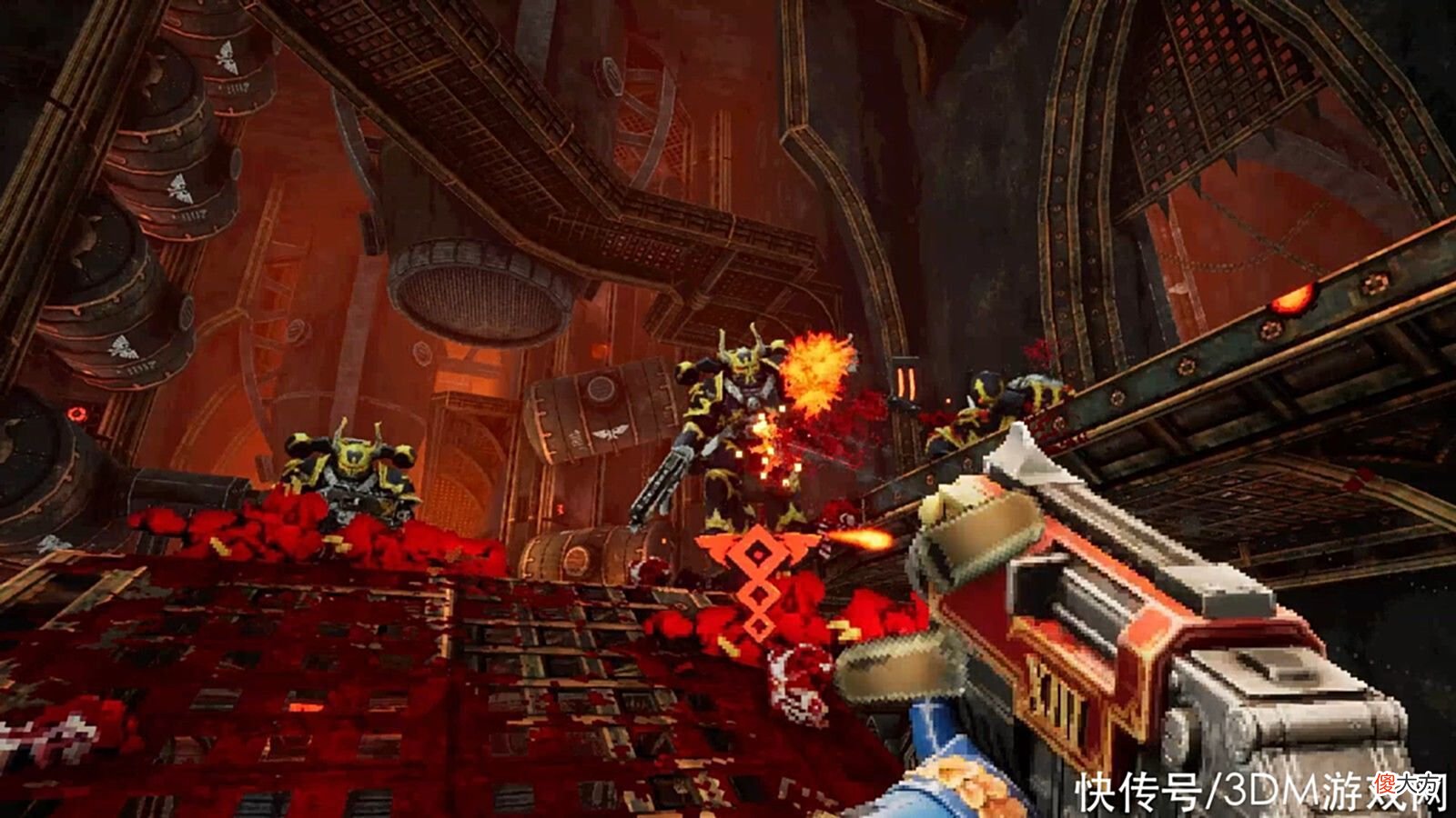 【游戏世界】复古风FPS游戏《战锤40K：爆矢枪》明年全平台发售