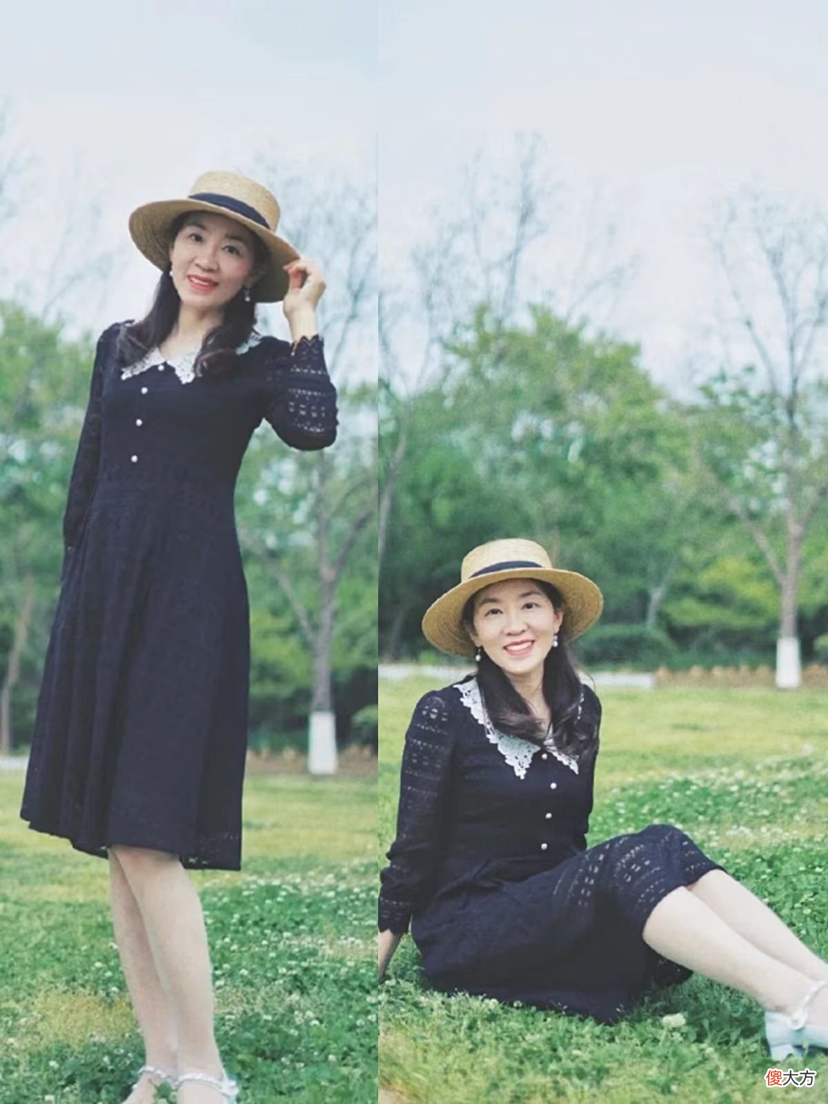 【时尚一点】这才是50＋妈妈该有的裙装打扮，“过膝长度＋显贵色”，优雅又时尚