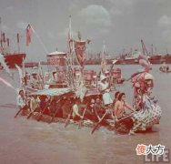 【爱历史】老照片 民国时期上海最后一次赛龙舟 好不热闹