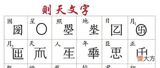 【历史故事】武则天一生造18个新字，17个都被废除，只留1字沿用至今！
