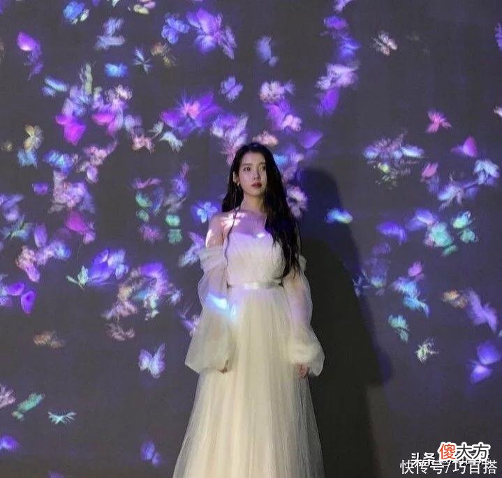 【时尚一点】还得是IU啊！网纱裙也能穿出高级女王范，时尚表现力不是一般的强