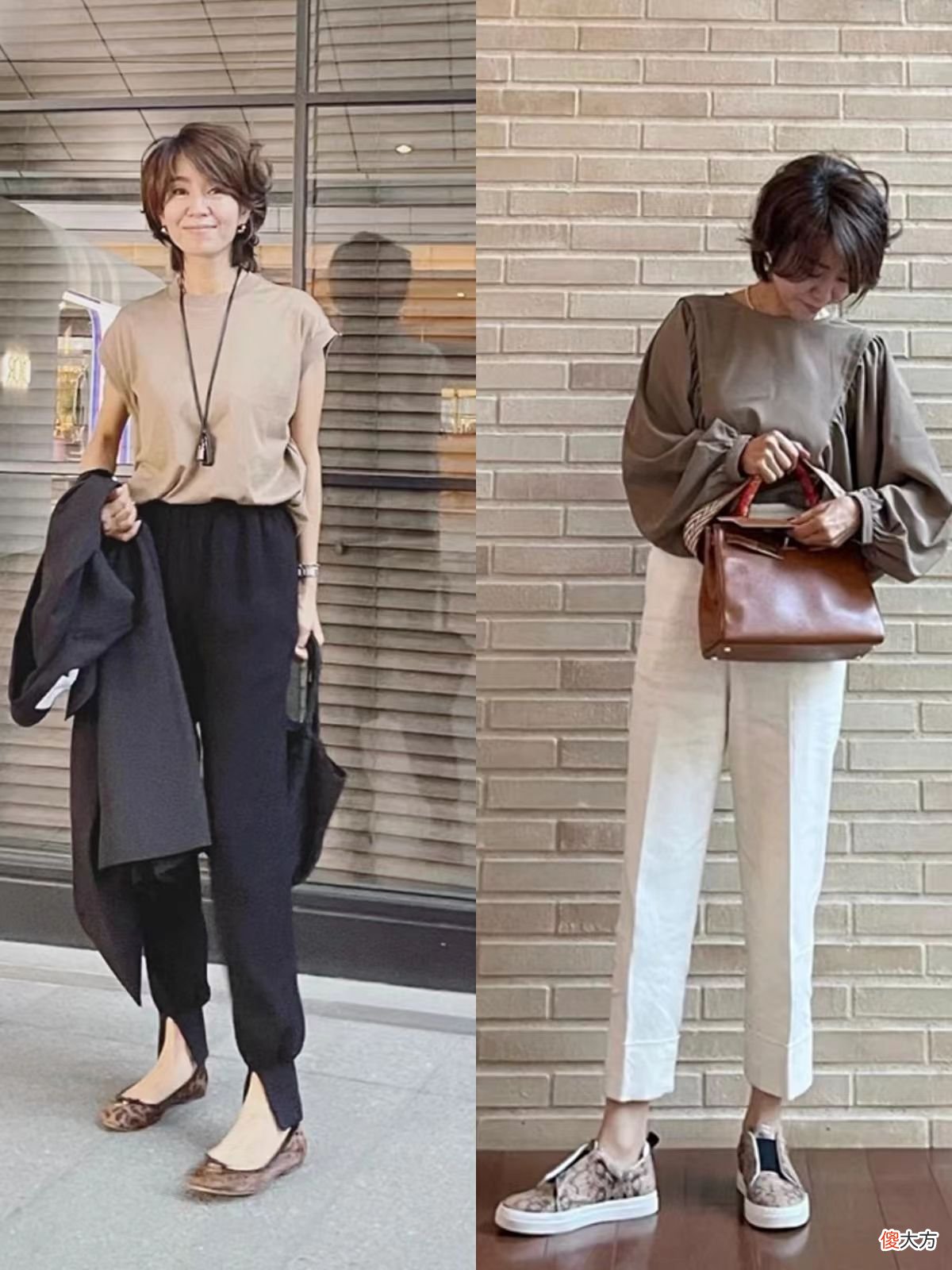 【就爱时尚】建议中年女人鞋子买“平底款”，出街配裤子、裙子都美，舒适优雅
