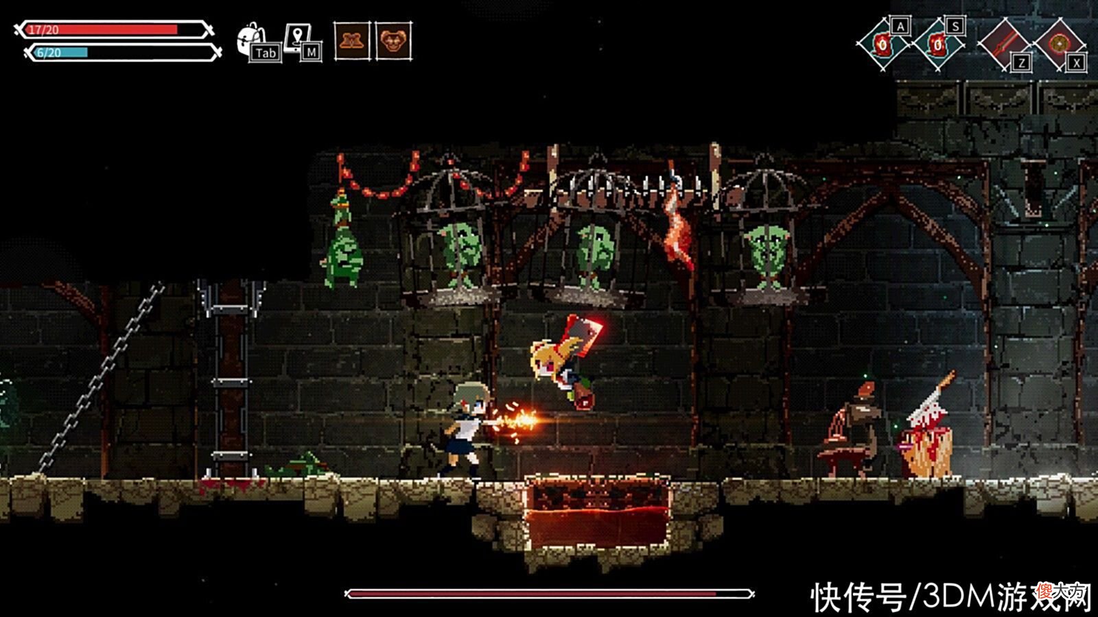 【游戏世界】恶魔城像素动作《失落的遗迹》6月6日登陆PS4/XB1/NS