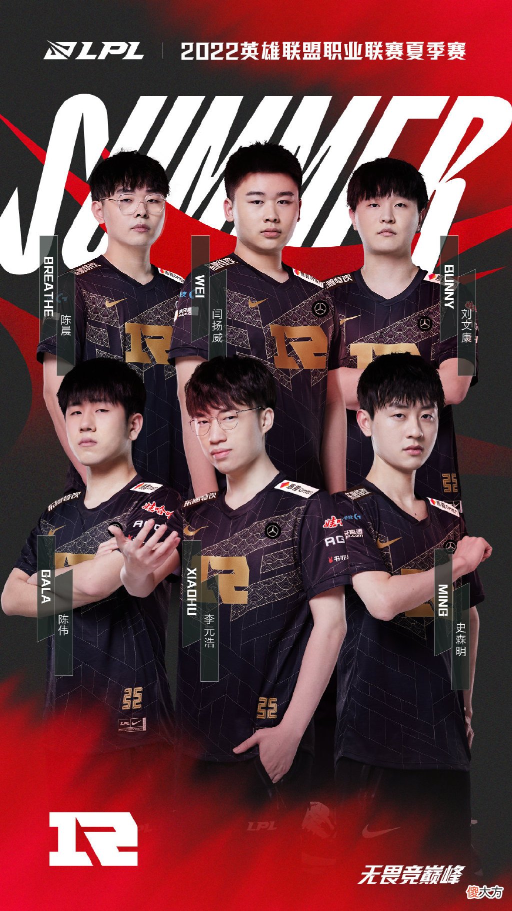 【游戏世界】从夏季赛海报看C位，Knight被边缘化，V5、RNG和EDG核心都是中路