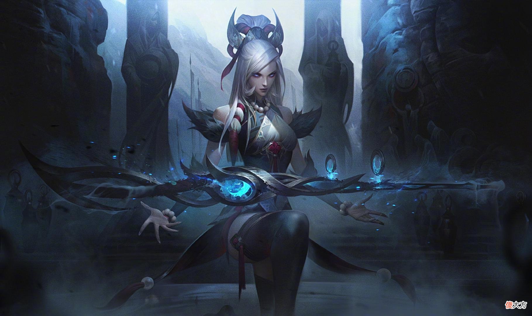 【游戏世界】LOL新皮肤：俄洛伊净化腥红之月，女警拿起通碧，灰烬潘森出炉！