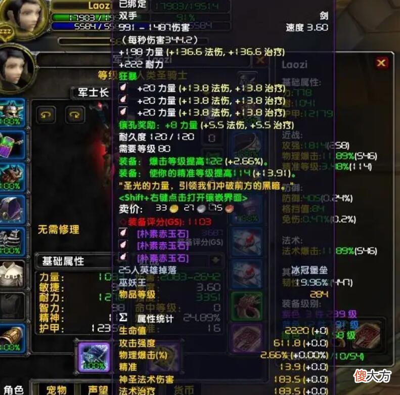 【游戏迷】魔兽世界怀旧服：死神的意志，一个法系的异物，都是顶级饰品
