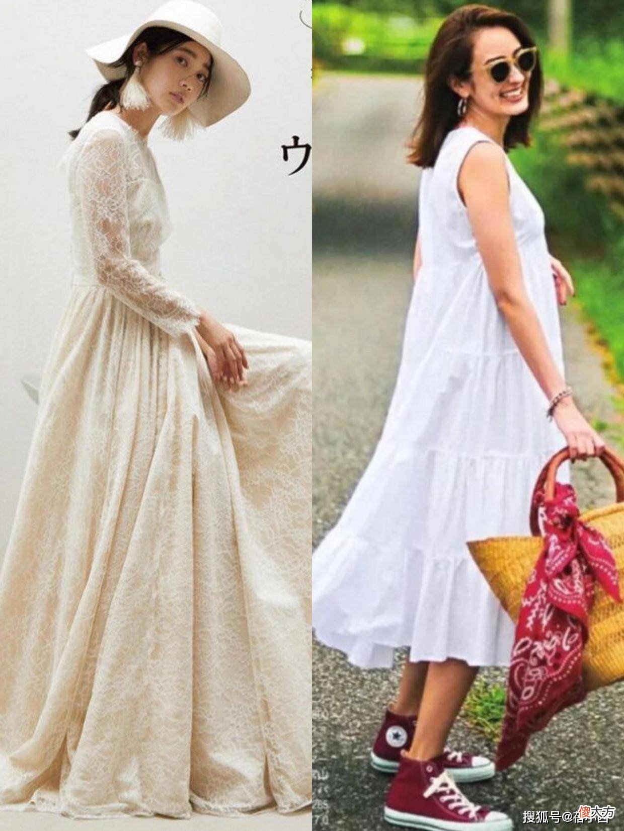 【就爱时尚】今夏最有女人味的连衣裙，优雅高级，日本时髦精们的造型推荐