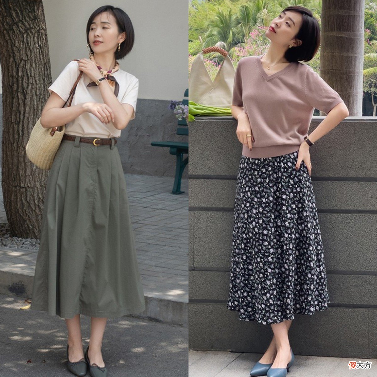 【就爱时尚】夏天穿“T恤”，搭配这5种下装更好看！时髦减龄，适合40岁女性