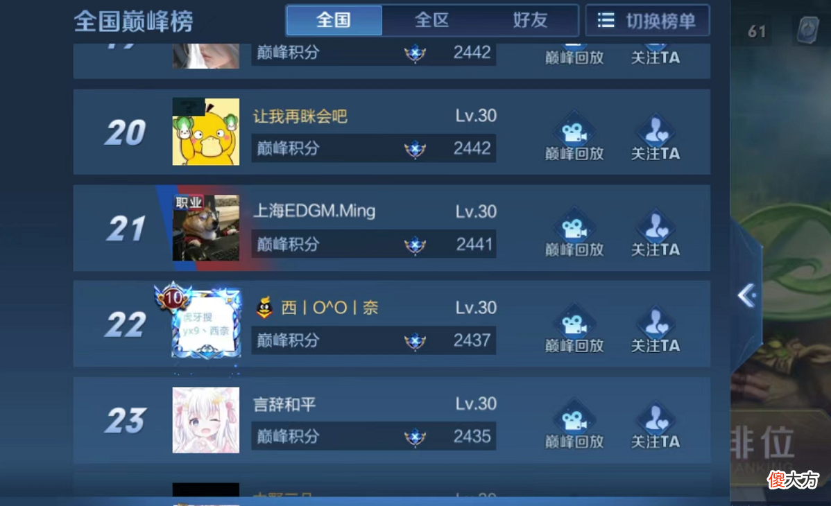 【游戏世界】KPL休赛期结束，一诺冲上前五，梦岚还没Fly高，妖刀不愧S级射手