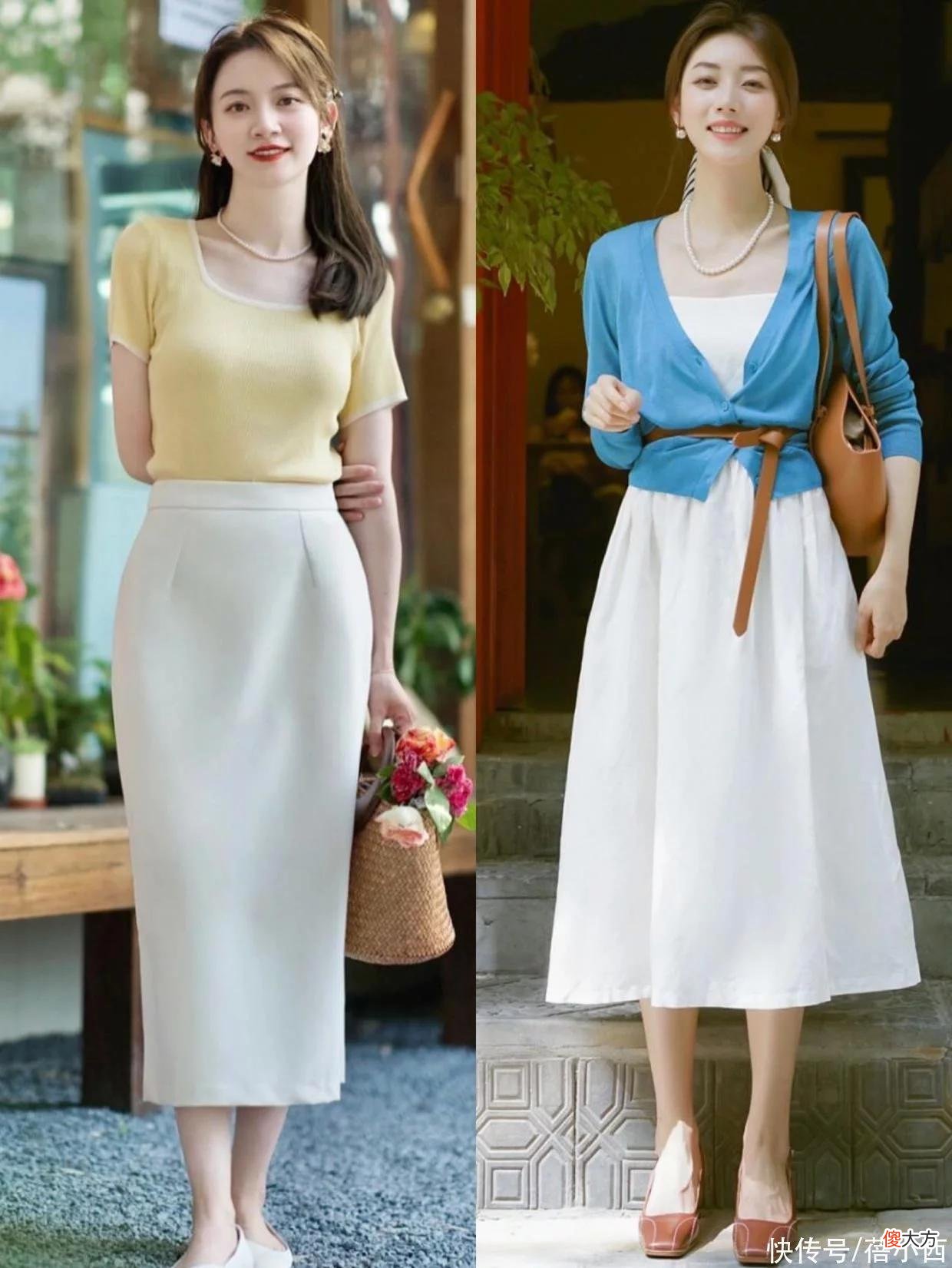 【时尚一点】衣服买得贵不如买得好，初夏试试这些“针织衫”搭配，优雅提气质