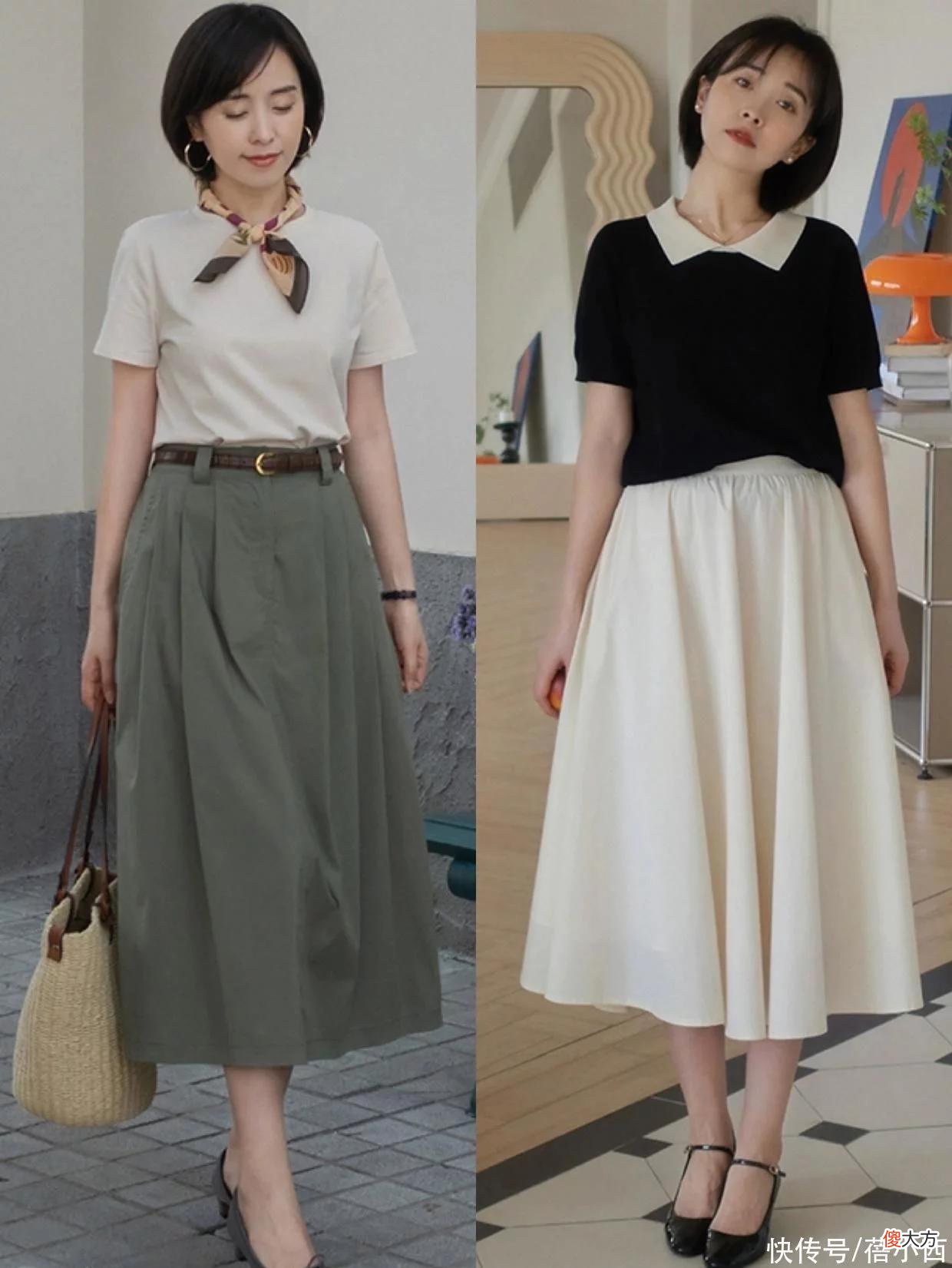 【时尚一点】女人过了30岁，别再买太多的衣服了，试试这5款半身裙，时尚优雅