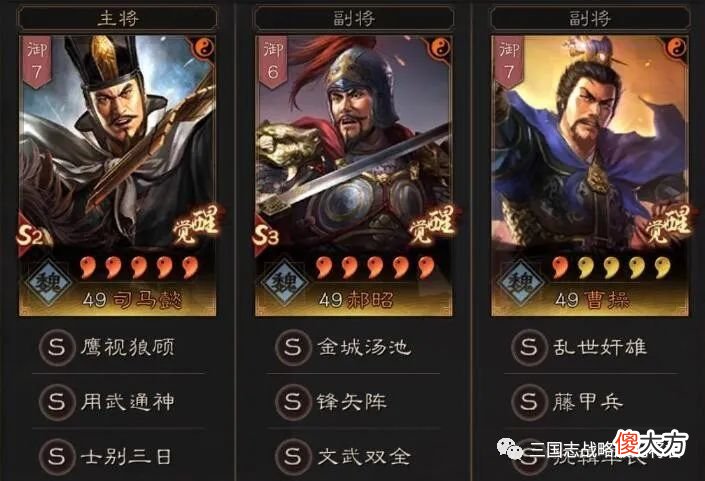 【游戏世界】三国志战略版s3赛季主流强势阵容武将战法搭配