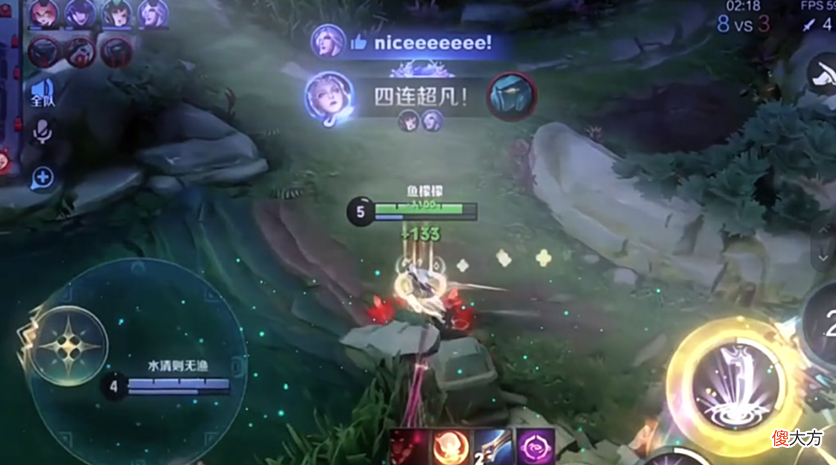 【游戏世界】北慕的露娜也太丝滑了，无限刷大收割，四连决胜帅呆了！