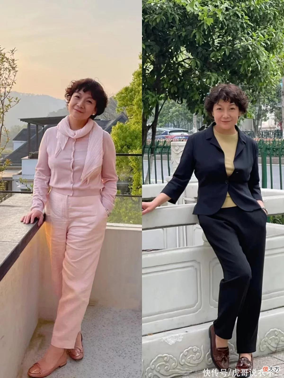【时尚一点】50岁女人不管差不差钱，出门穿衣都建议简约点，舒适自然又好看