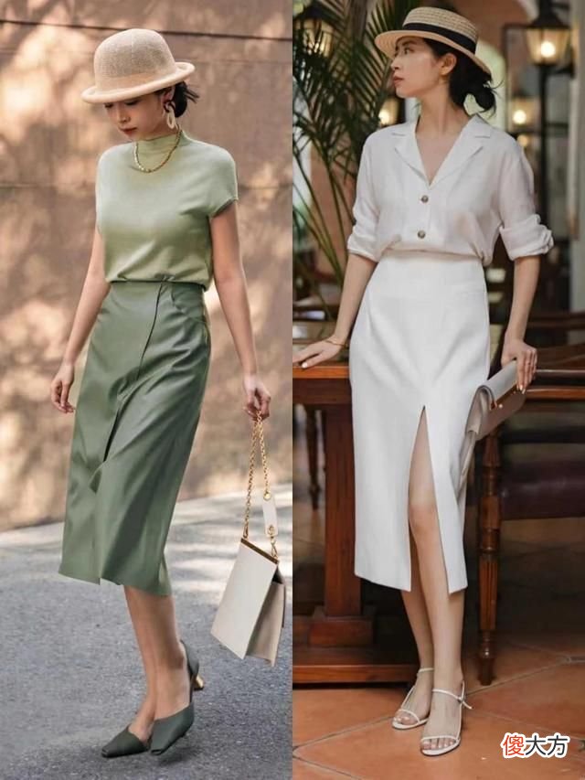 【时尚一点】夏天来了穿裙子，成熟的女人多半喜欢穿半身裙，优雅遮肉又显气质