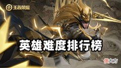 【游戏世界】王者荣耀：官方英雄难度排行榜公布，马超排不上号，玄策难以想象