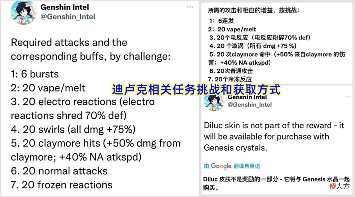 【游戏世界】原神：万叶开始男角色三连，七七行秋新皮肤？迪卢克皮肤获取方式