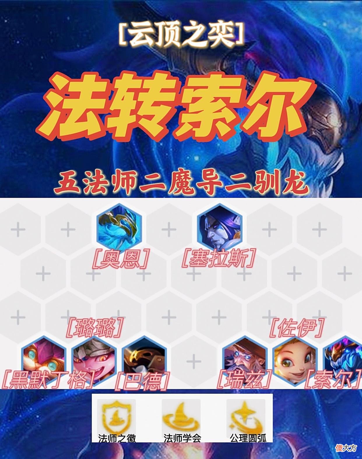 【游戏世界】云顶之奕：新赛季必学会的最强阵容，无脑连胜轻松上大师！
