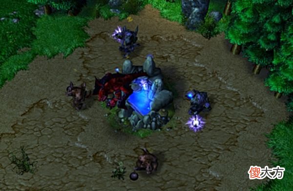 【游戏世界】魔兽争霸3：神秘谷适合剑圣VS恶魔猎手的2大原因