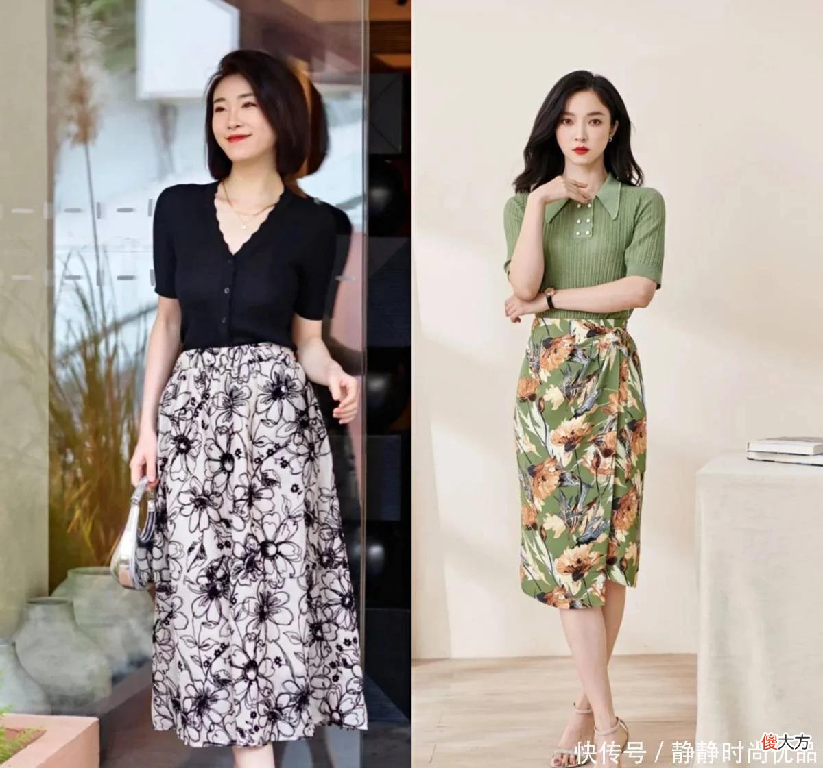 【时尚一点】适合成熟女人的穿搭：用连衣裙和半身裙塑造好气质，体面高级